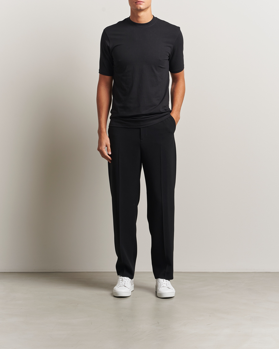 Herr | T-Shirts | Bread & Boxers | High Neck T-Shirt Black