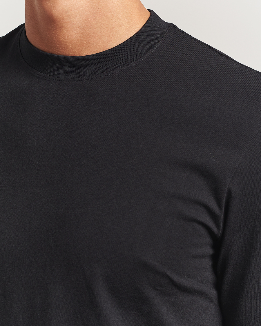 Herr | T-Shirts | Bread & Boxers | High Neck T-Shirt Black