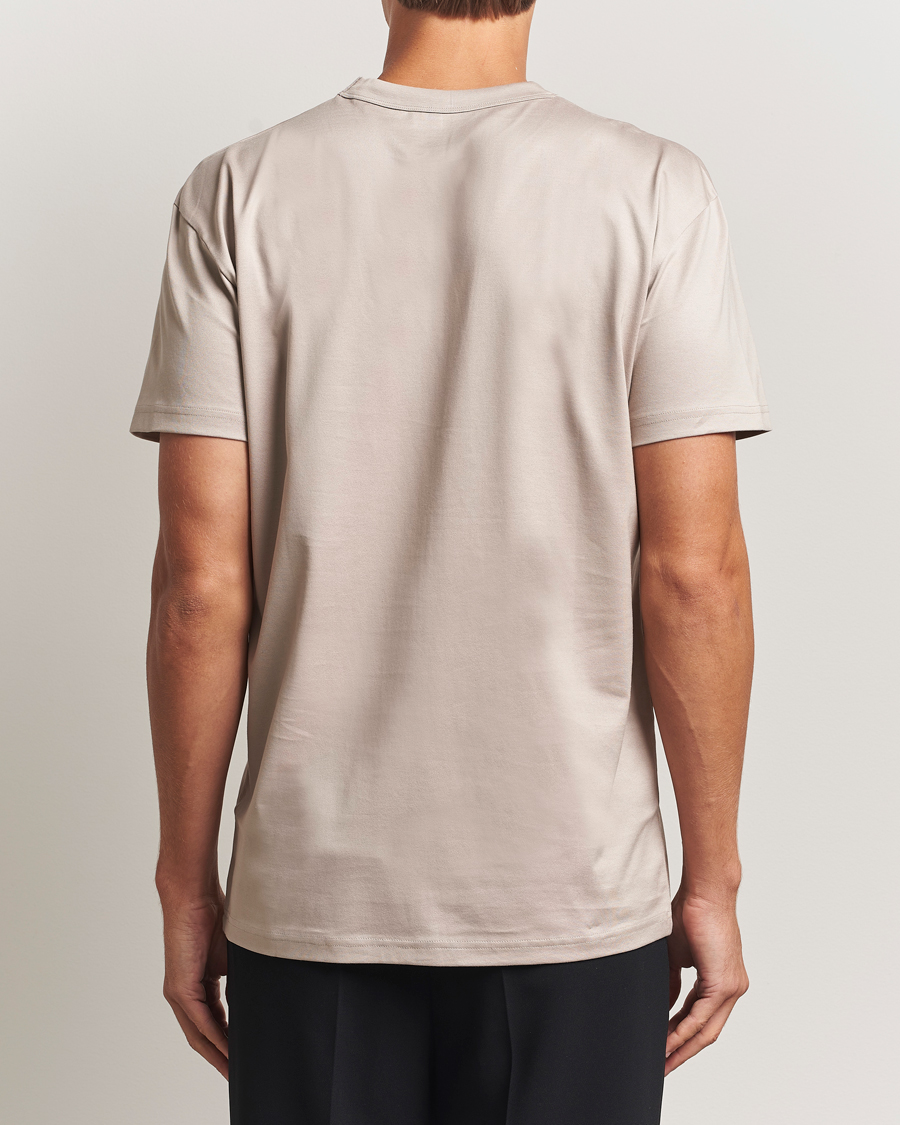 Herr | T-Shirts | Bread & Boxers | Pima Cotton Crew Neck T-Shirt Greige