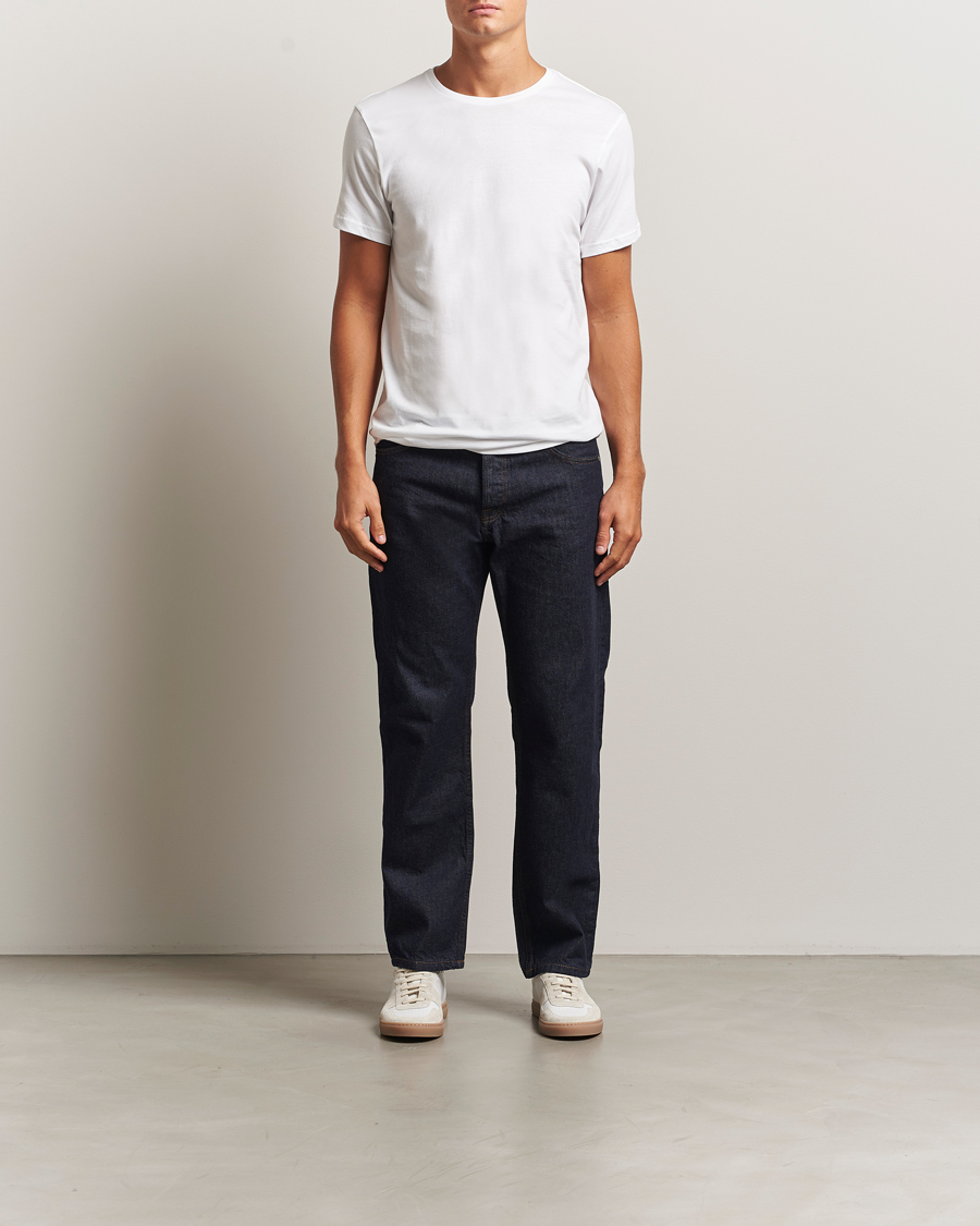Herr | T-Shirts | Bread & Boxers | 2-Pack Lightweight Cotton T-Shirt White