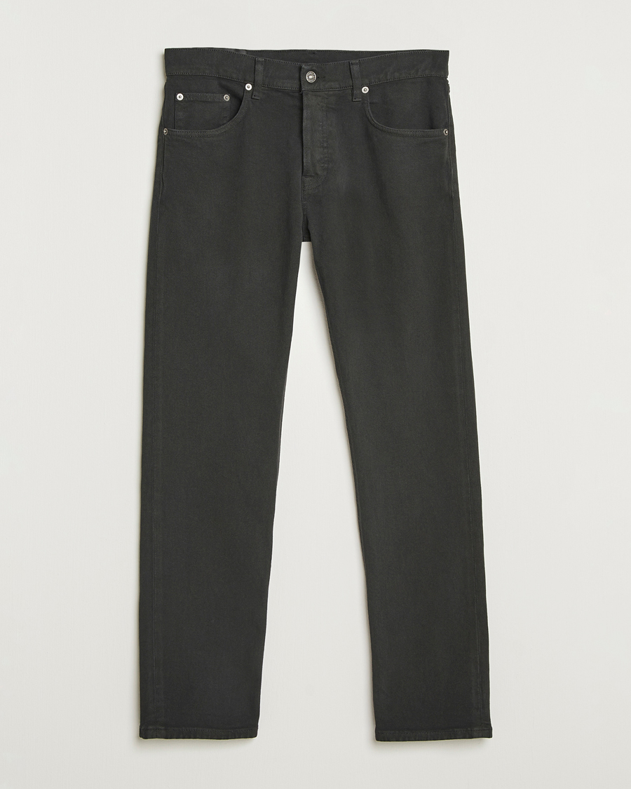 Herr | Byxor | Dondup | Icon Bullstretch 5-Pocket Pants Dark Grey