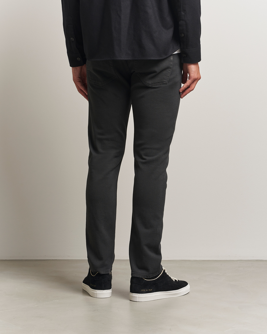 Herr | Byxor | Dondup | Icon Bullstretch 5-Pocket Pants Dark Grey