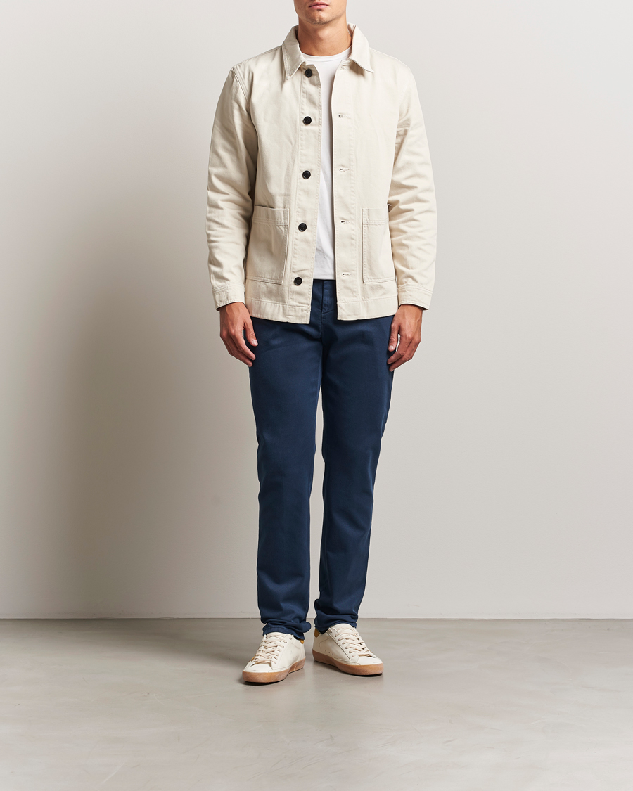 Herr | Byxor | Dondup | Spiritisimo Pleated Chinos Navy