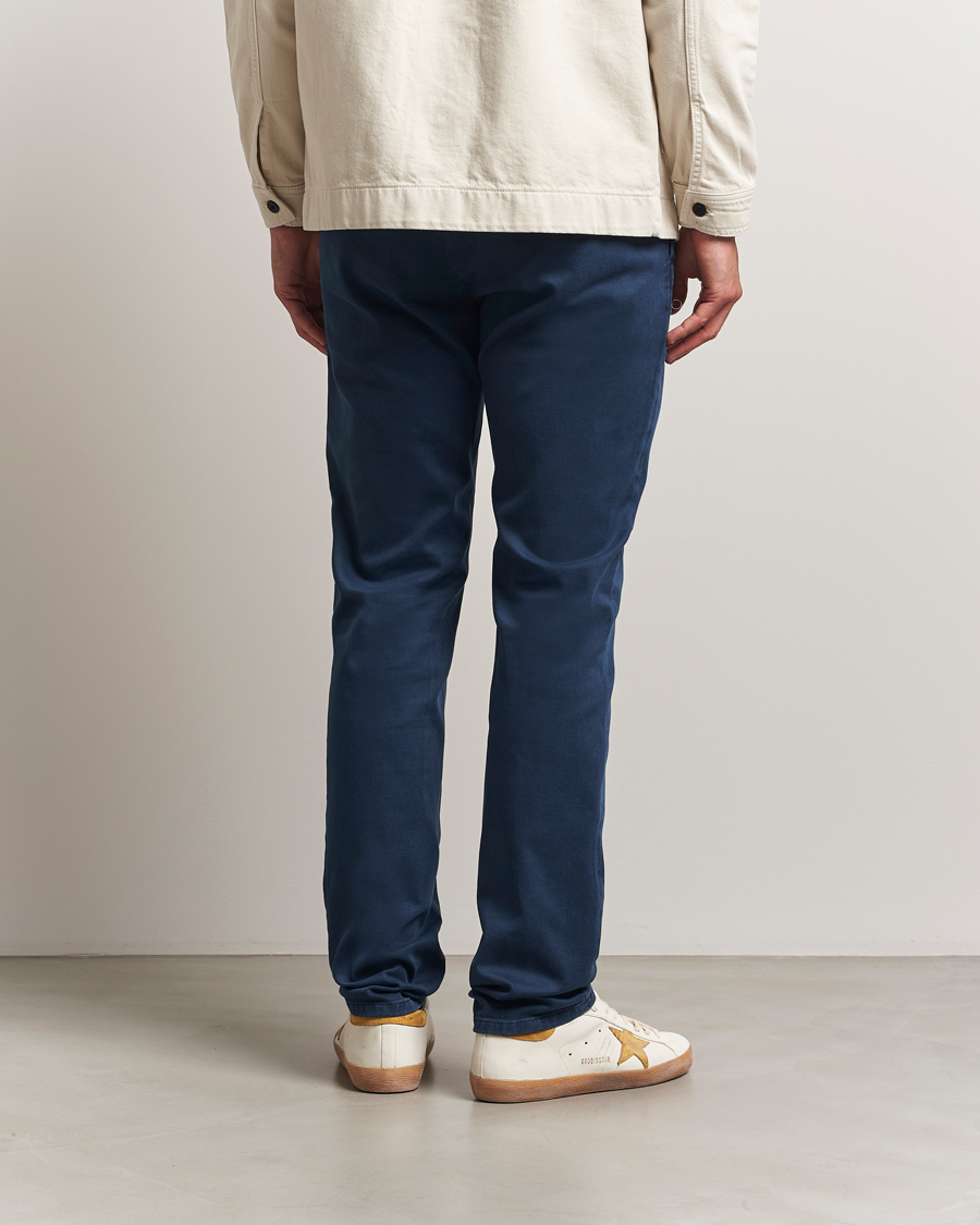 Herr | Byxor | Dondup | Spiritisimo Pleated Chinos Navy