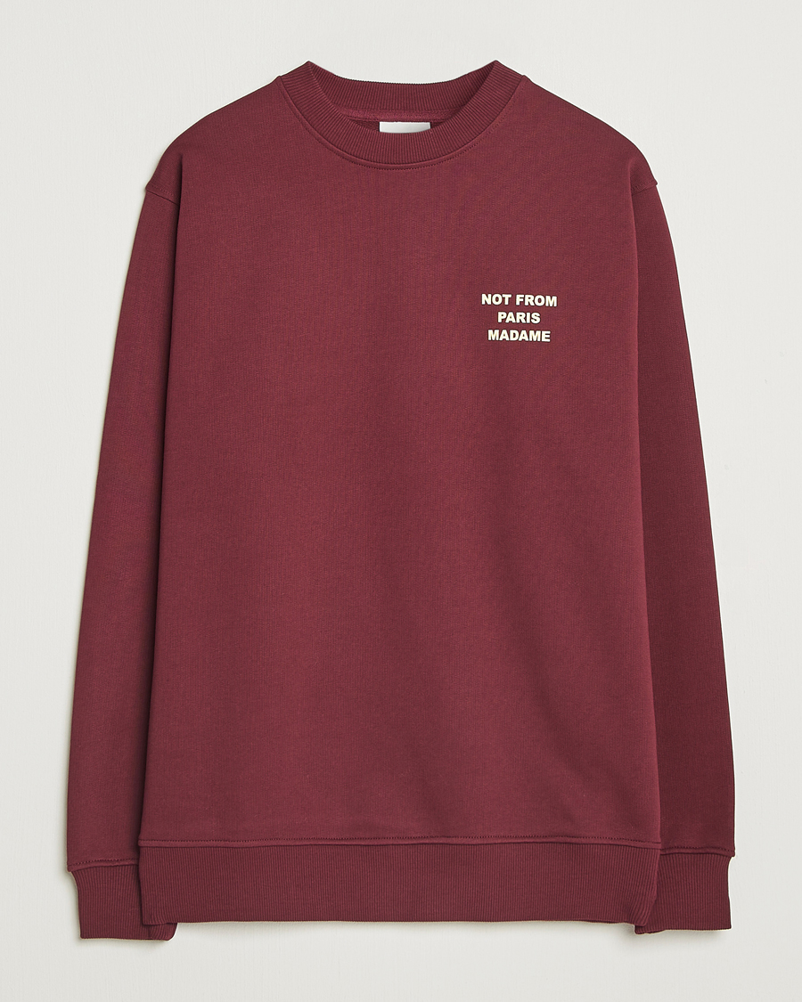 Herr | Tröjor | Drôle de Monsieur | Slogan Sweatshirt Wine