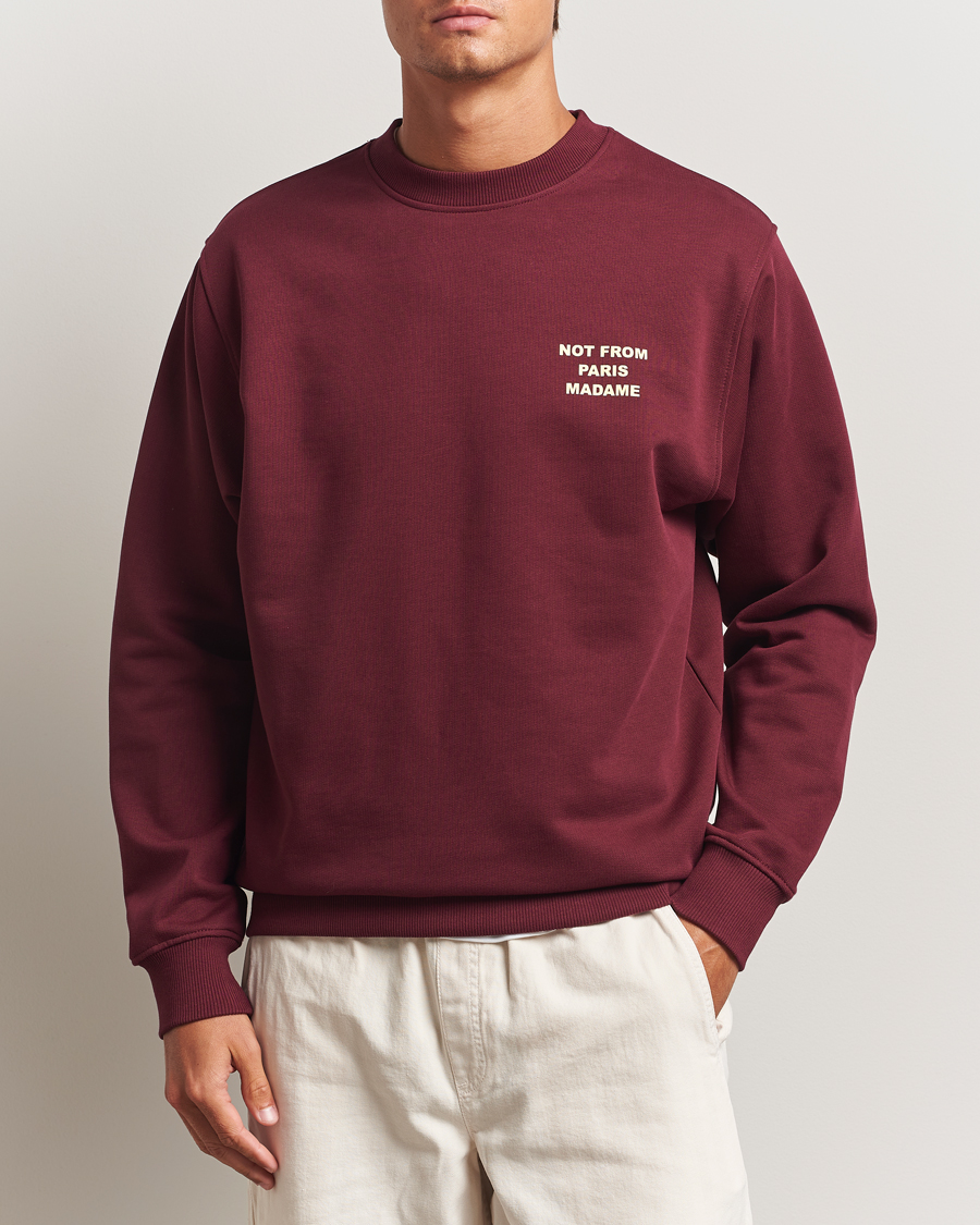Herr | Tröjor | Drôle de Monsieur | Slogan Sweatshirt Wine