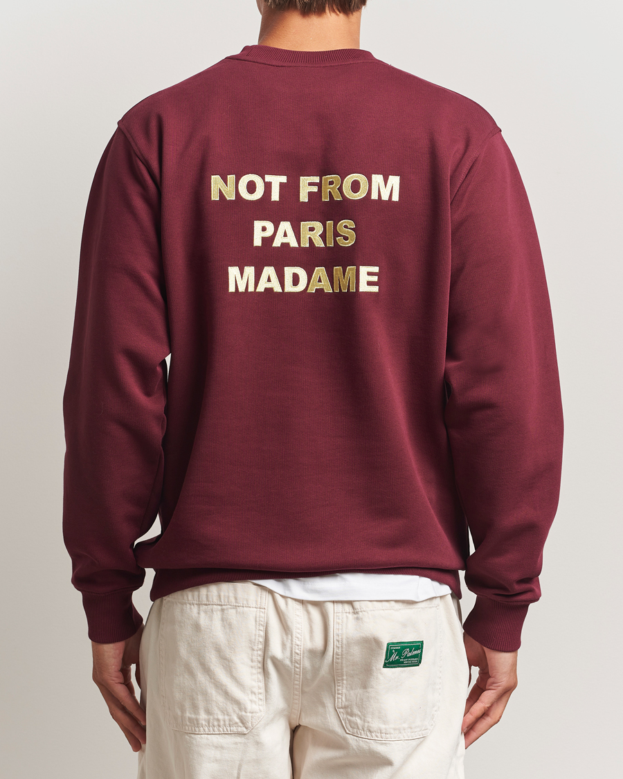 Herr | Tröjor | Drôle de Monsieur | Slogan Sweatshirt Wine