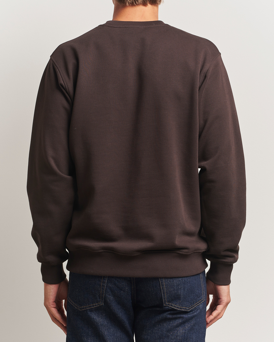 Herr | Tröjor | Drôle de Monsieur | Classic Slogan Sweatshirt Dark Brown