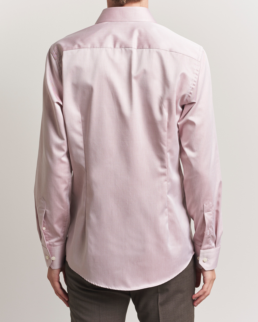 Herr | Skjortor | Eton | Slim Fit Signature Twill Shirt Brown