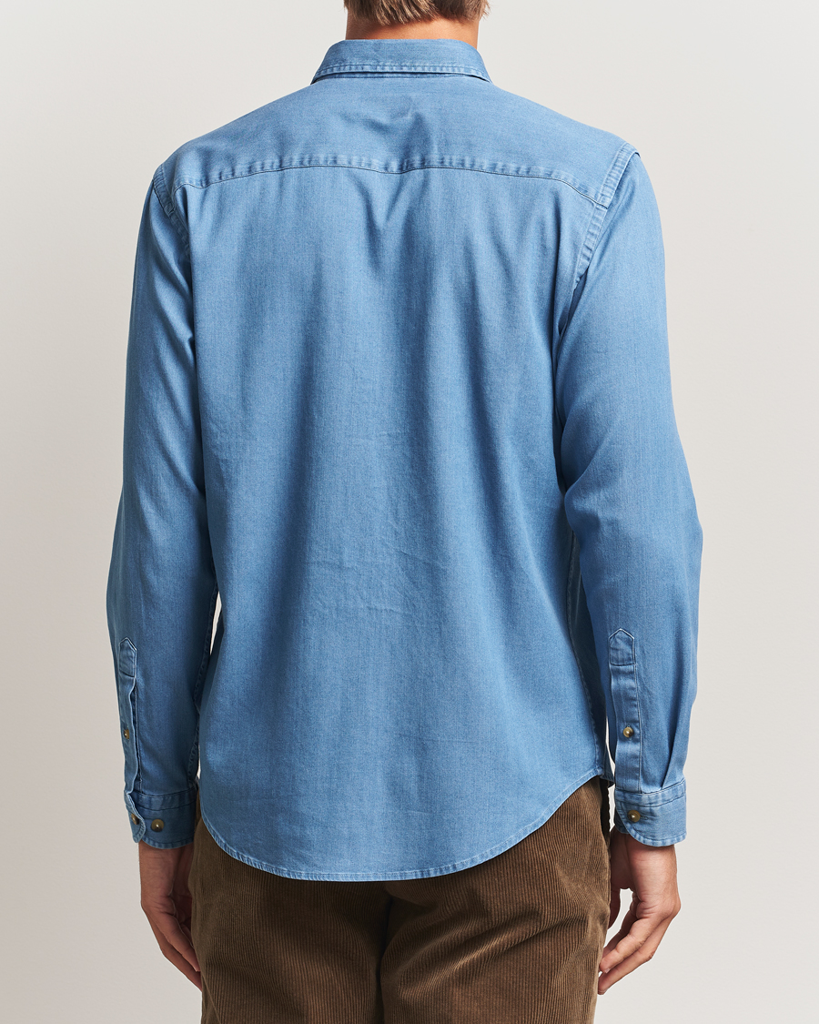 Herr | Skjortor | Eton | Casual Fit Denim Shirt Light Wash