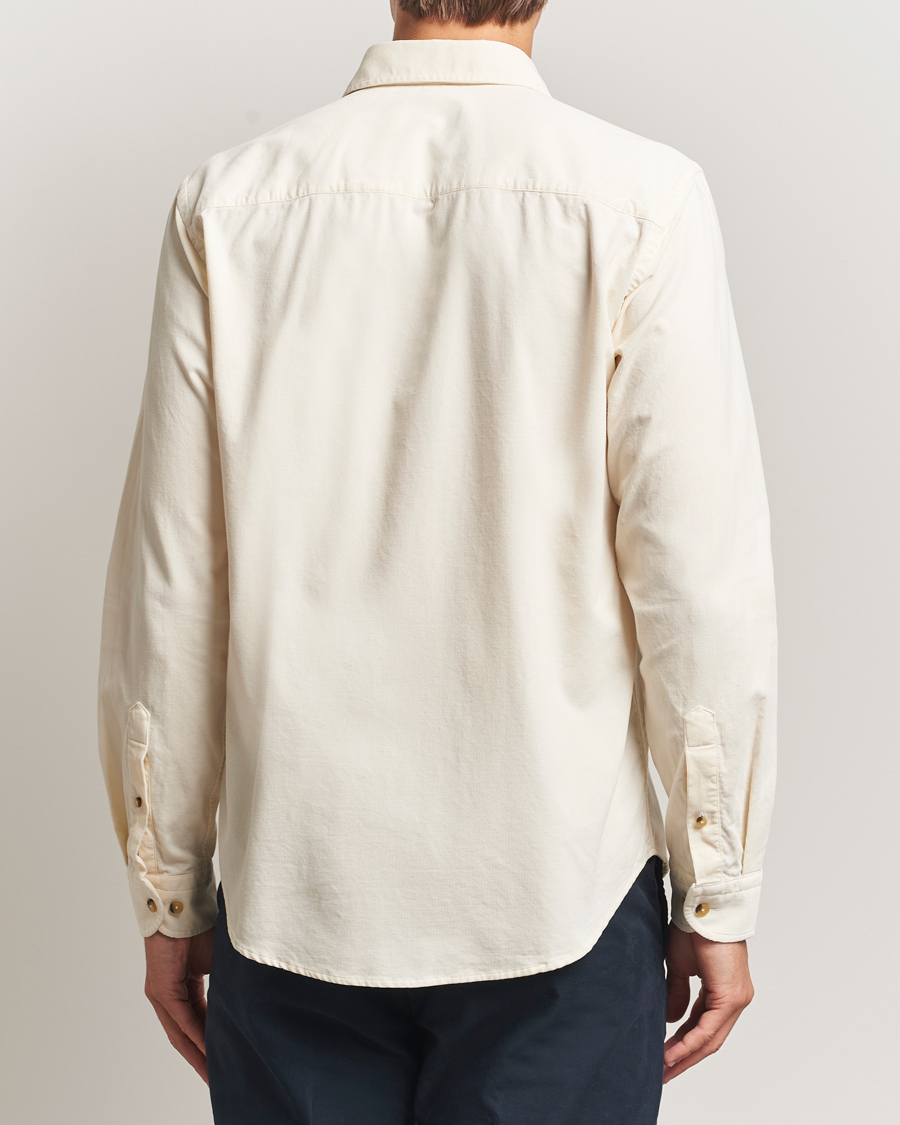 Herr | Skjortor | Eton | Casual Fit Corduroy Shirt Off White