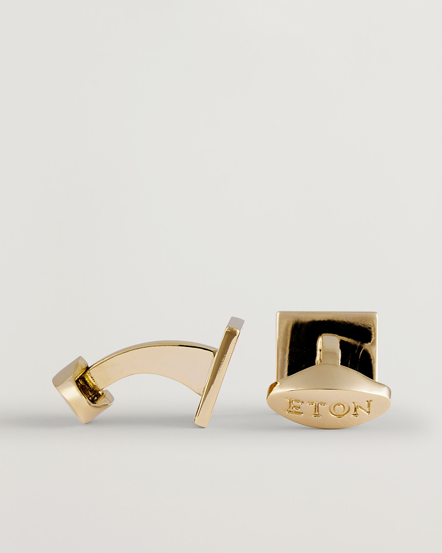 Herr | Manschettknappar | Eton | Mother of Pearl Cufflink Beige