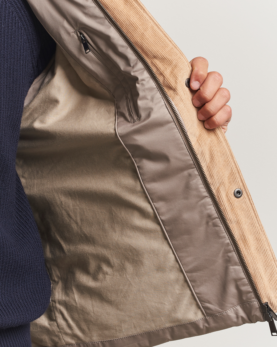 Herr | Jackor | Eton | Quilted Shell Vest Beige