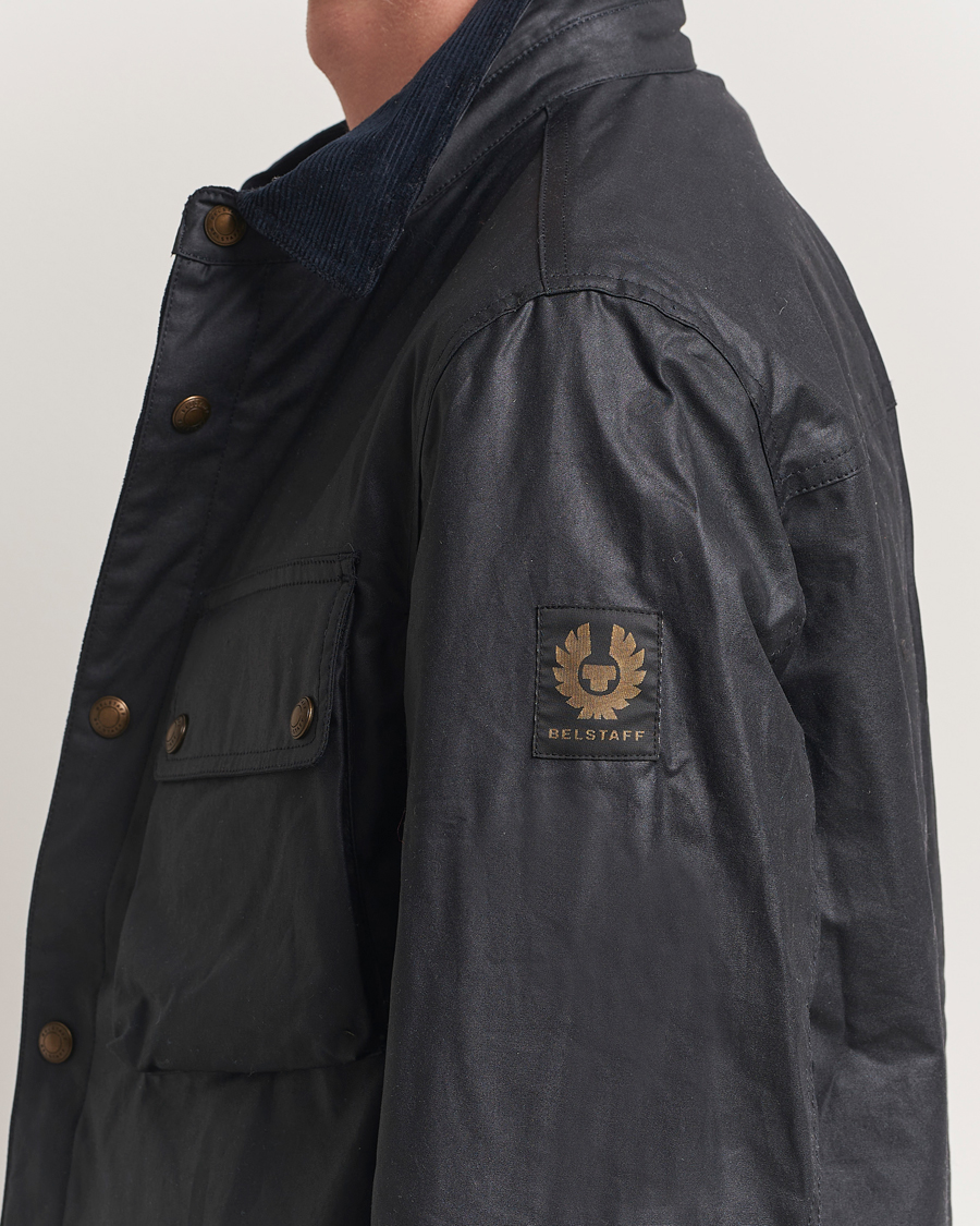 Herr | Jackor | Belstaff | Ground Wax Jacket Dark Navy