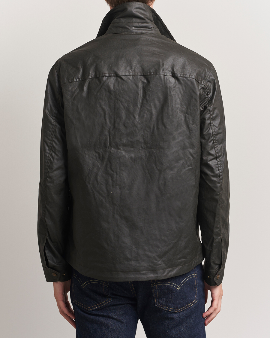 Herr | Jackor | Belstaff | Ground Wax Jacket Faded Olive