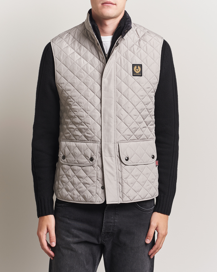 Herr | Västar | Belstaff | Icon Gilet Cement Grey