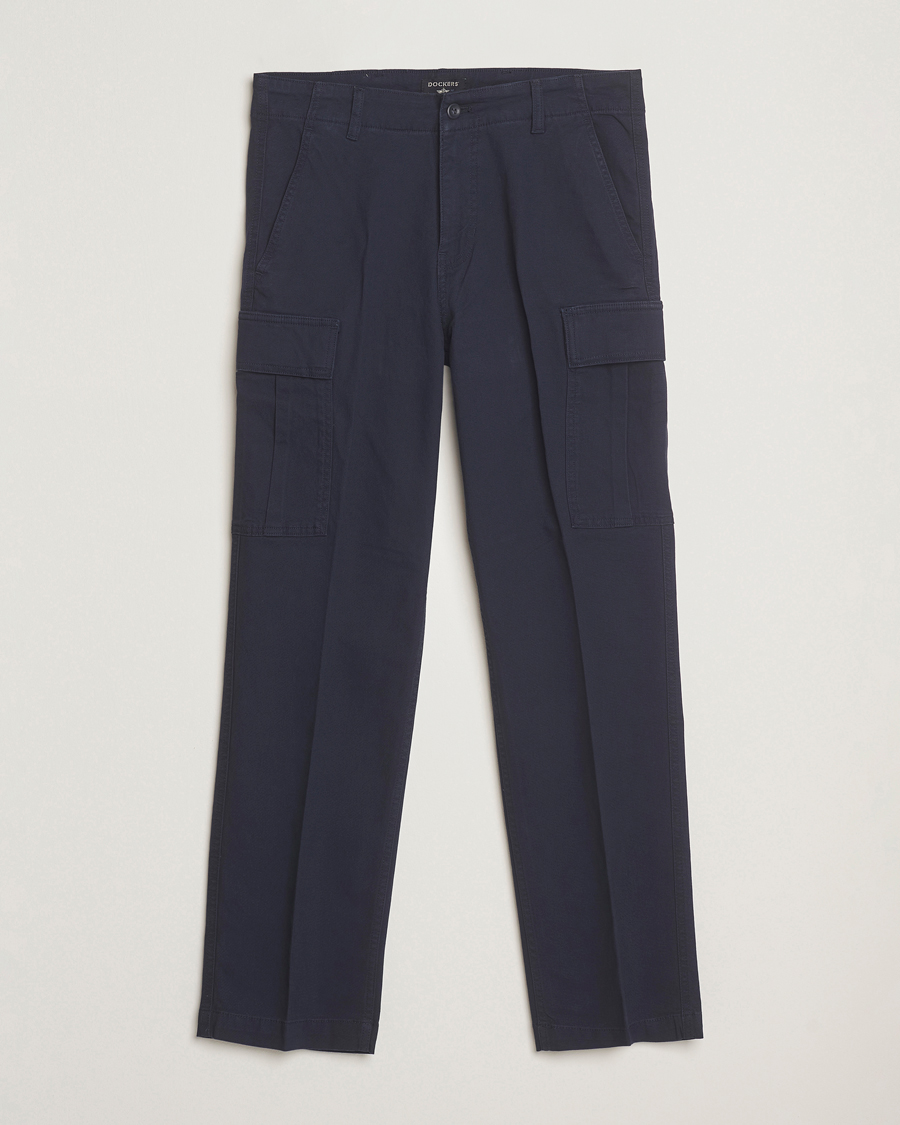 Herr | Byxor | Dockers | Straight Cargo Pants Navy Blazer