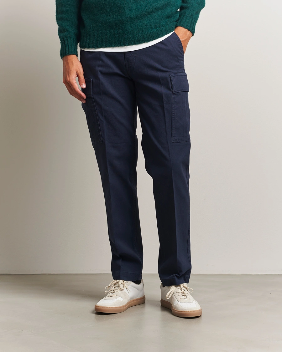 Herr | Byxor | Dockers | Straight Cargo Pants Navy Blazer