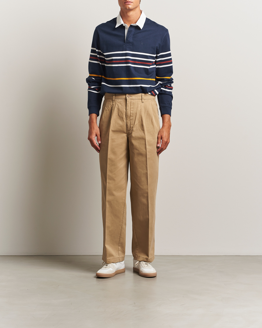Herr | Byxor | Dockers | Original Pleated Chino Loose Harvest Gold