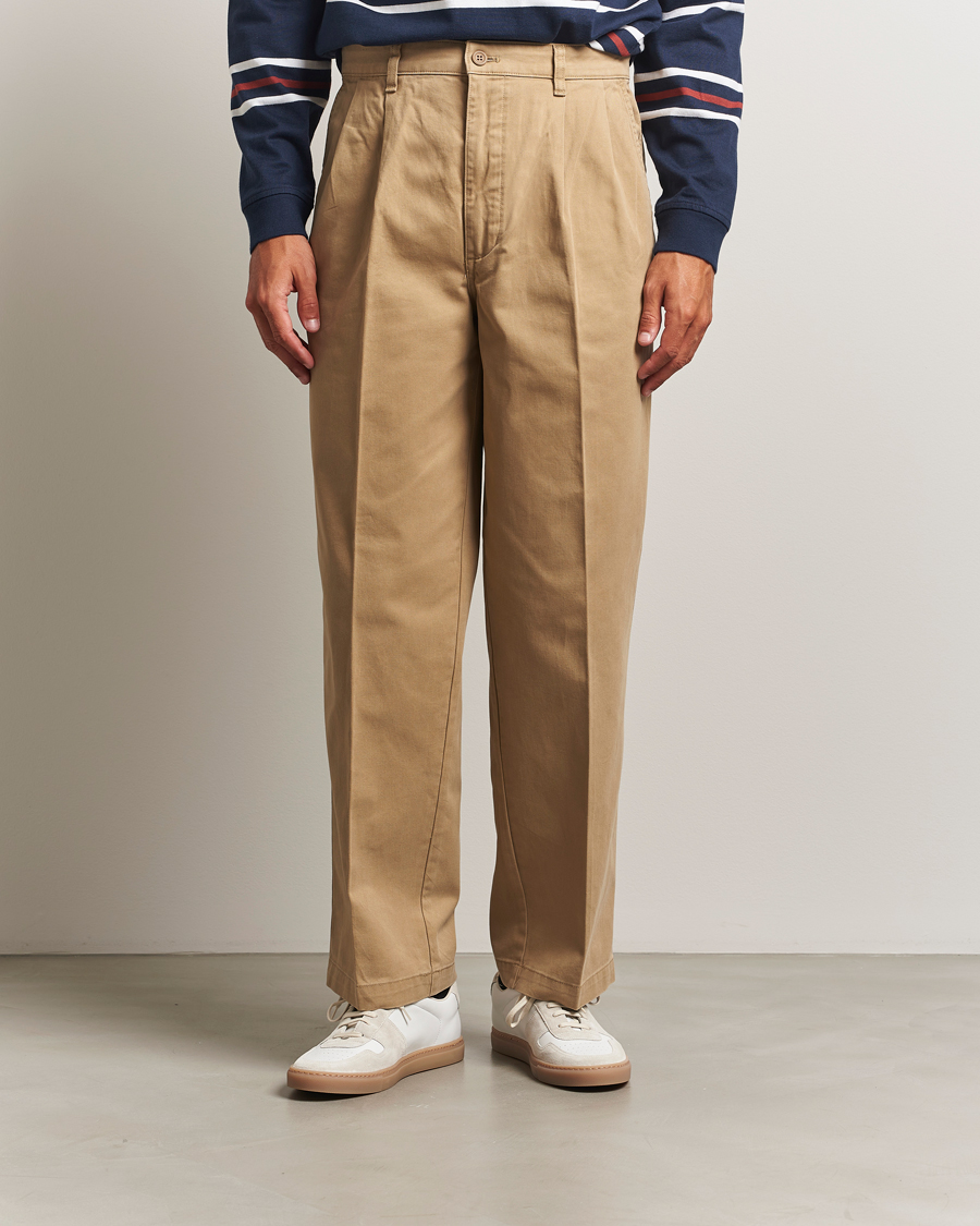 Herr | Byxor | Dockers | Original Pleated Chino Loose Harvest Gold