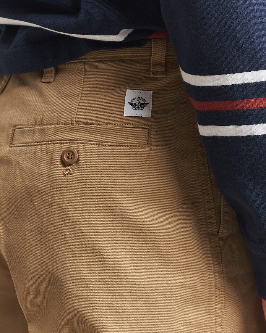 Herr | Byxor | Dockers | Original Pleated Chino Loose Harvest Gold