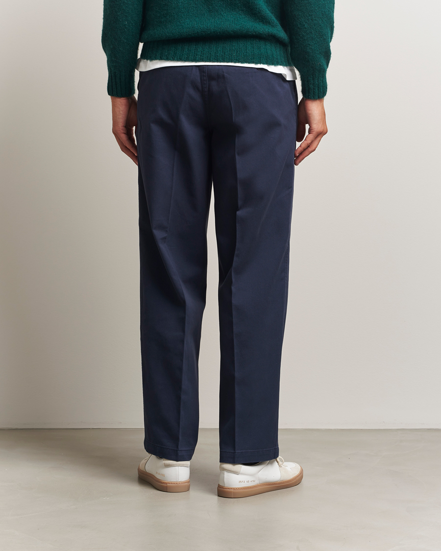 Herr | Byxor | Dockers | Original Pleated Chino Loose Navy