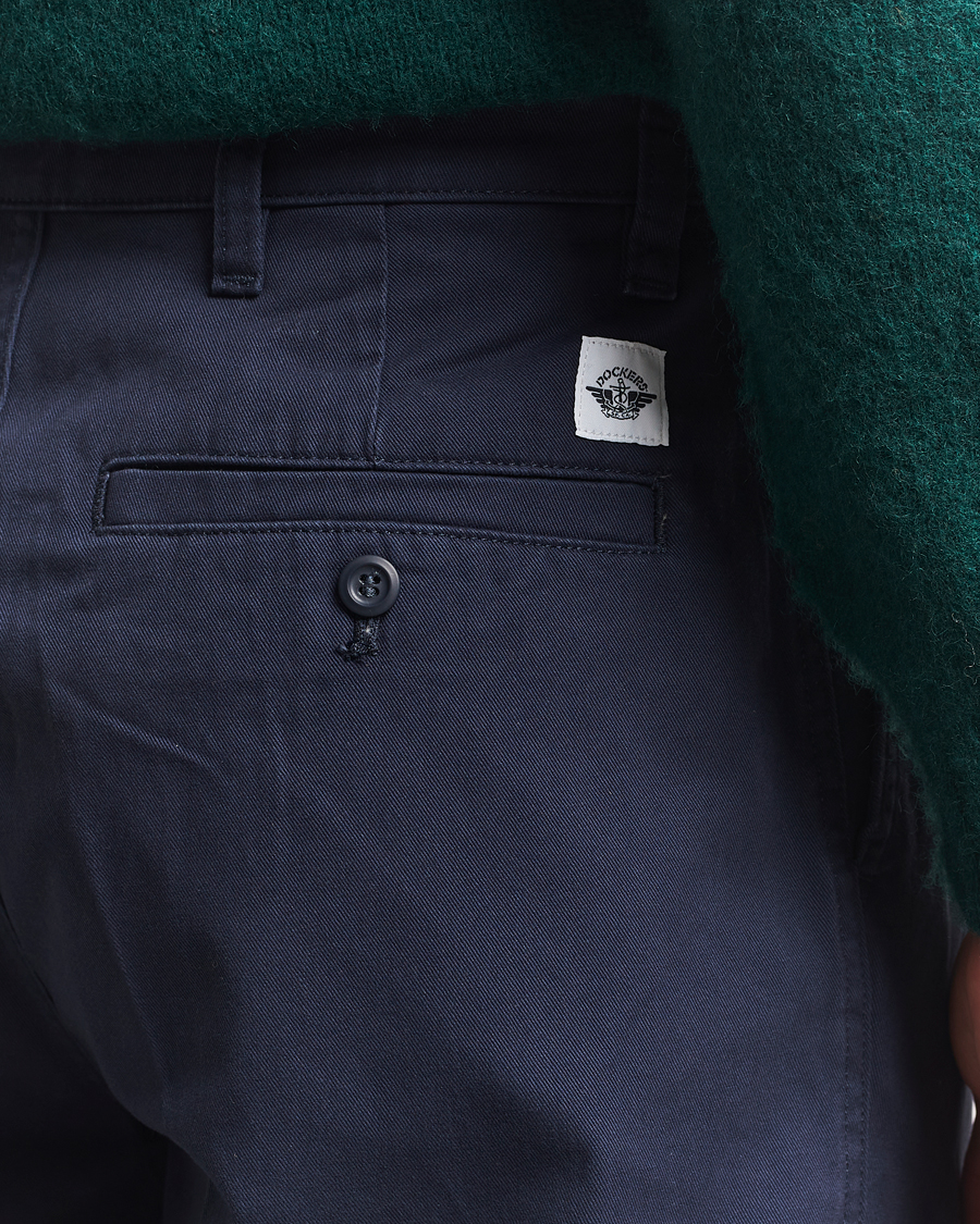Herr | Byxor | Dockers | Original Pleated Chino Loose Navy