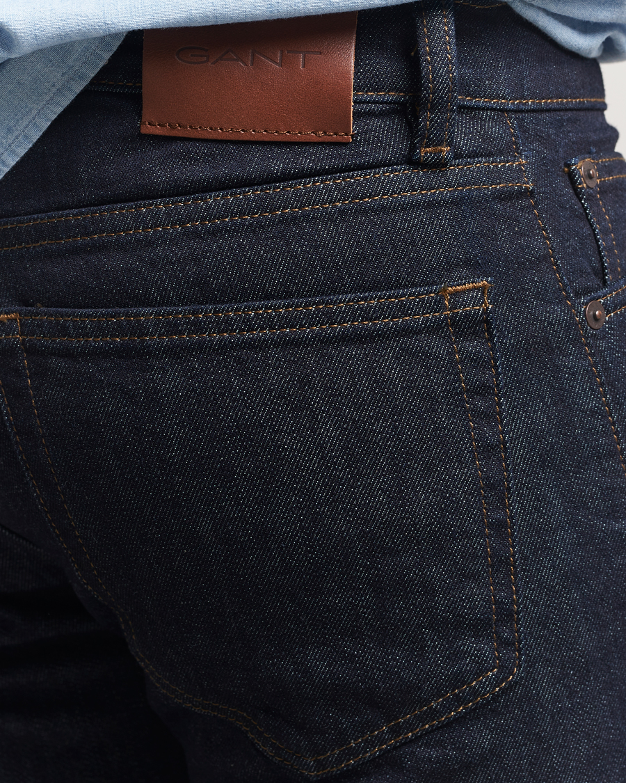 Herr | Jeans | Gant | Regular Fit Jeans Dark Blue