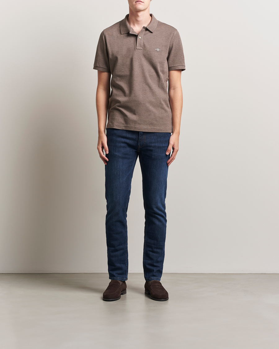Herr | Jeans | Gant | Regular Fit Jeans Dark Blue Worn In