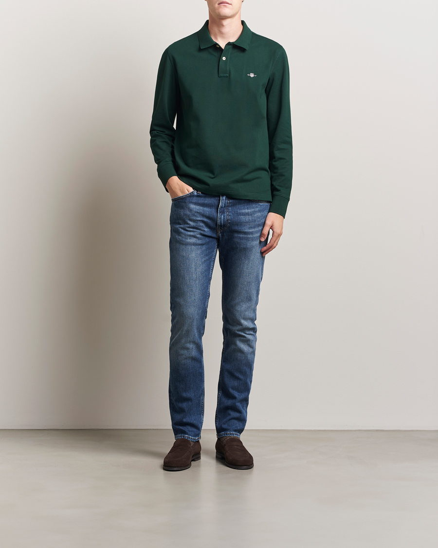 Herr | Jeans | GANT | Regular Fit Jeans Mid Blue Vintage