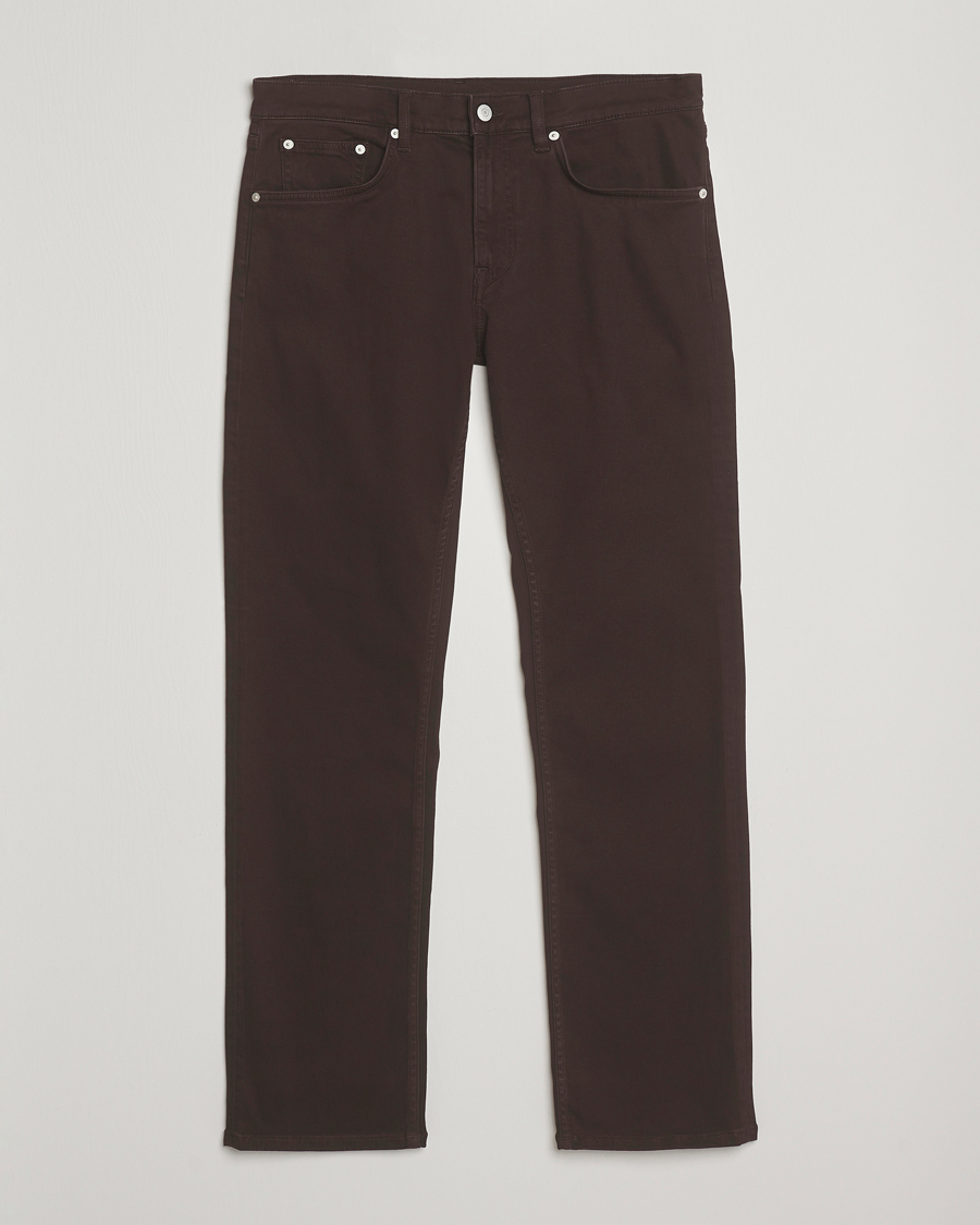 Herr | Byxor | Gant | Regular Fit Moleskin 5-Pocket Trousers Deep Brown