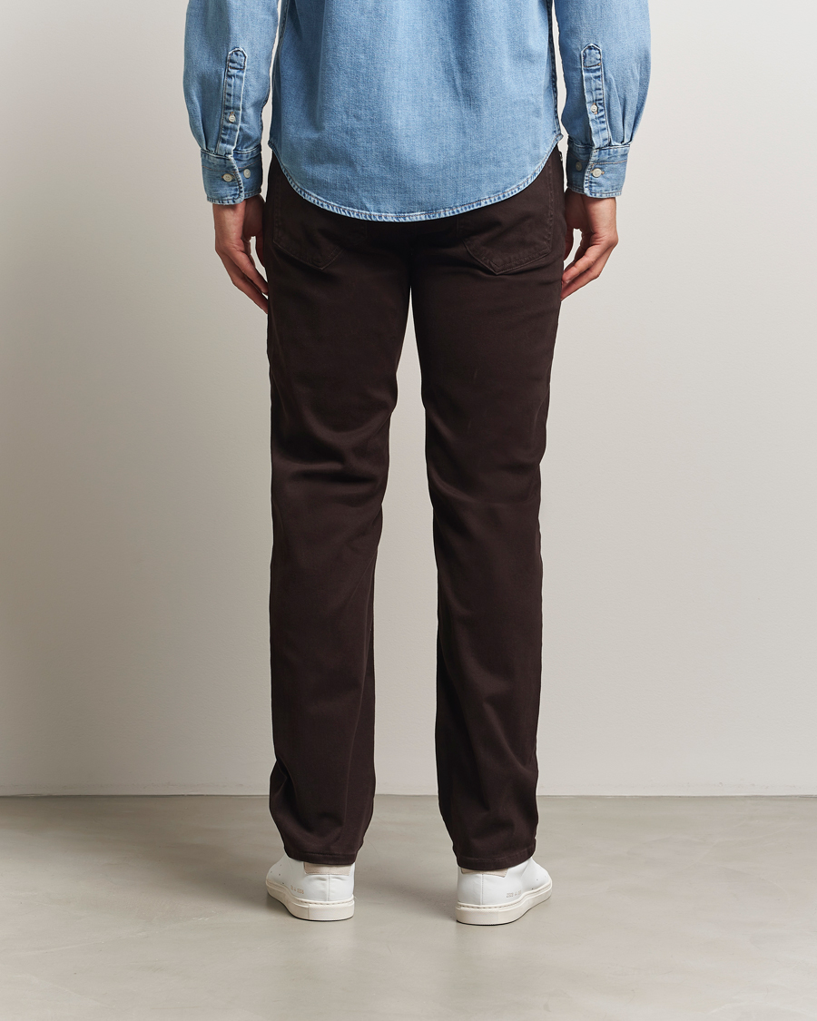 Herr | Byxor | Gant | Regular Fit Moleskin 5-Pocket Trousers Deep Brown