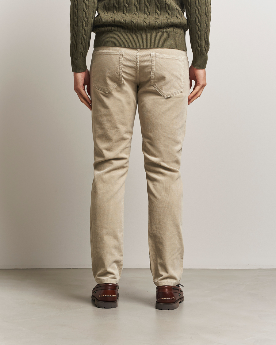 Herr | Byxor | Gant | Cord 5-Pocket Jeans Greige