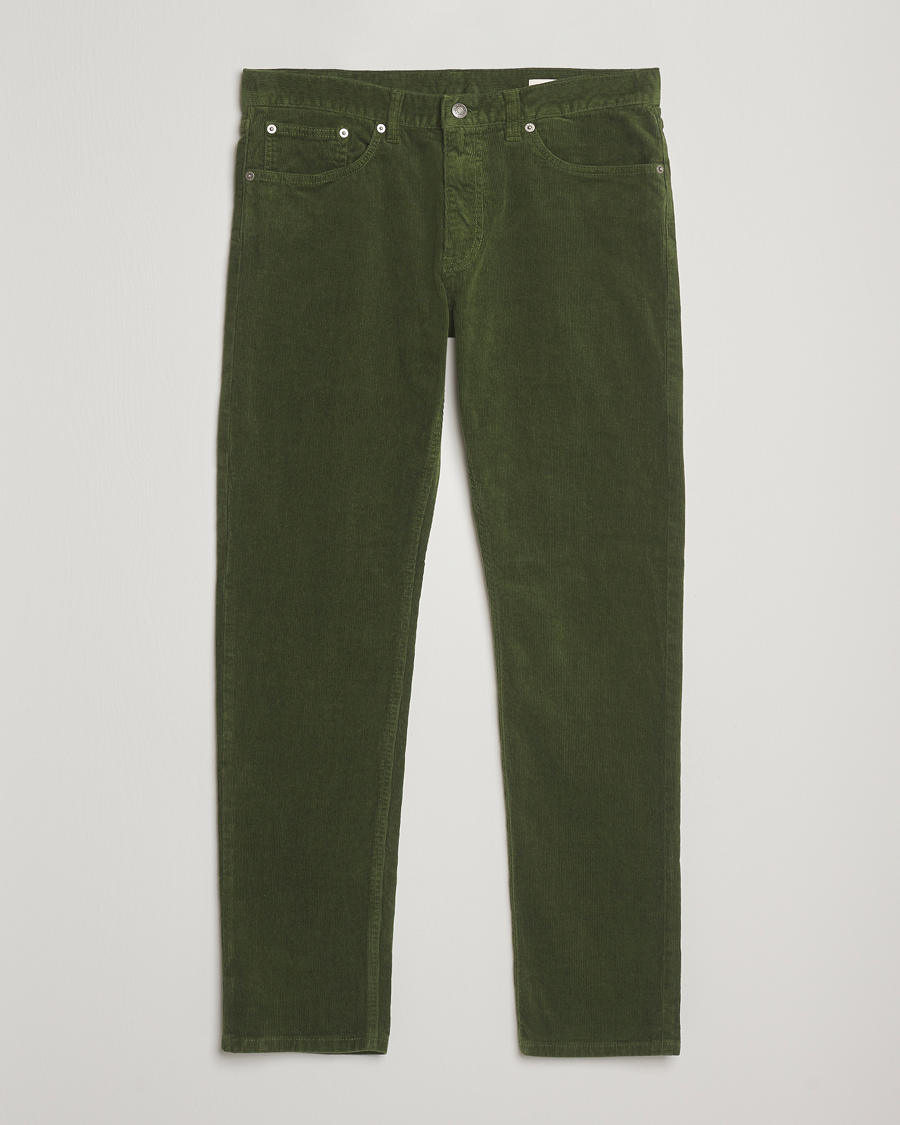 Herr | Byxor | Gant | Cord 5-Pocket Jeans Country Green