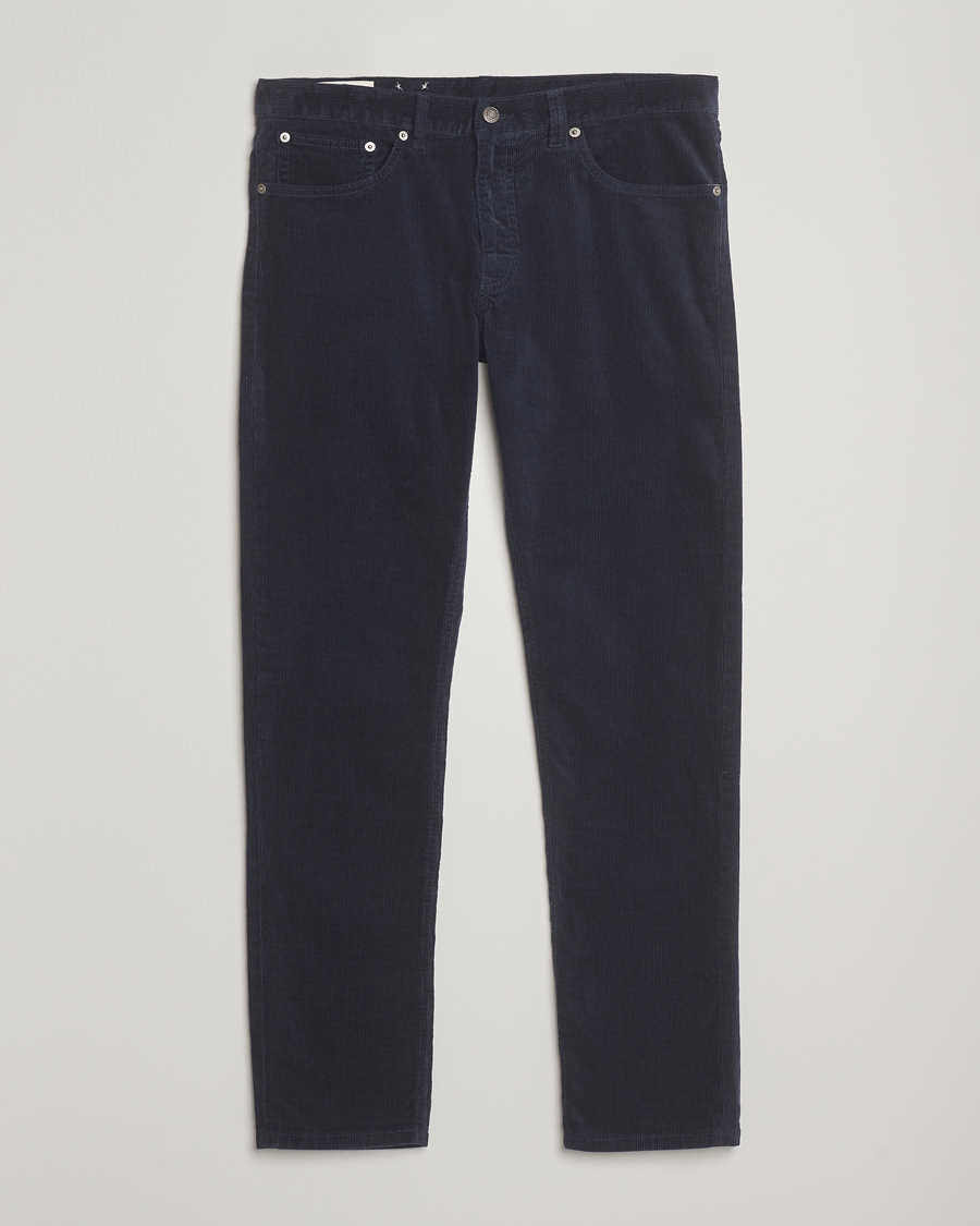 Herr | Byxor | Gant | Cord 5-Pocket Jeans Evening Blue