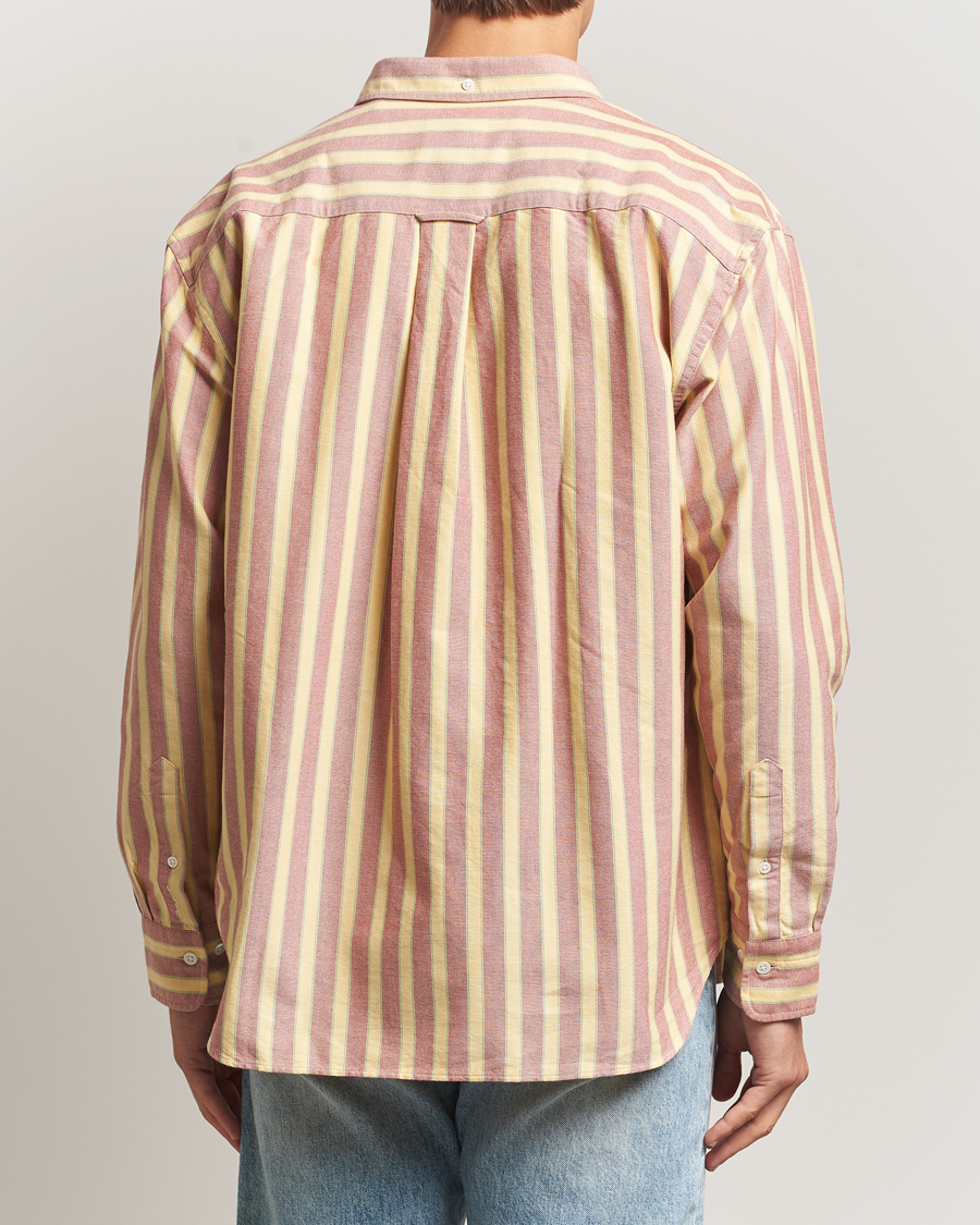 Herr | Skjortor | Gant | Relaxed Fit Striped Heritage Oxford Shirt Modern Rust