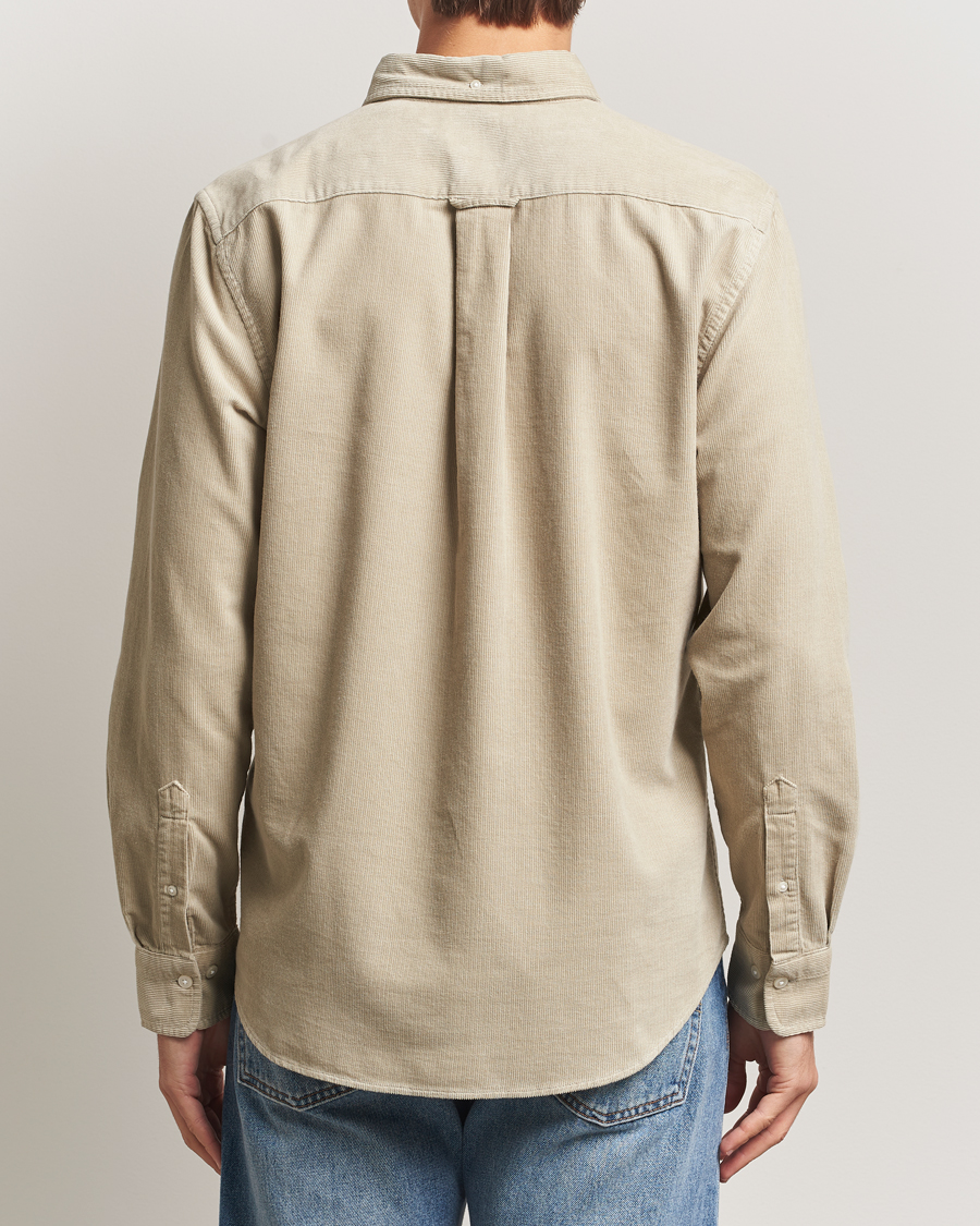 Herr | Skjortor | GANT | Regular Fit Corduroy Shirt Greige