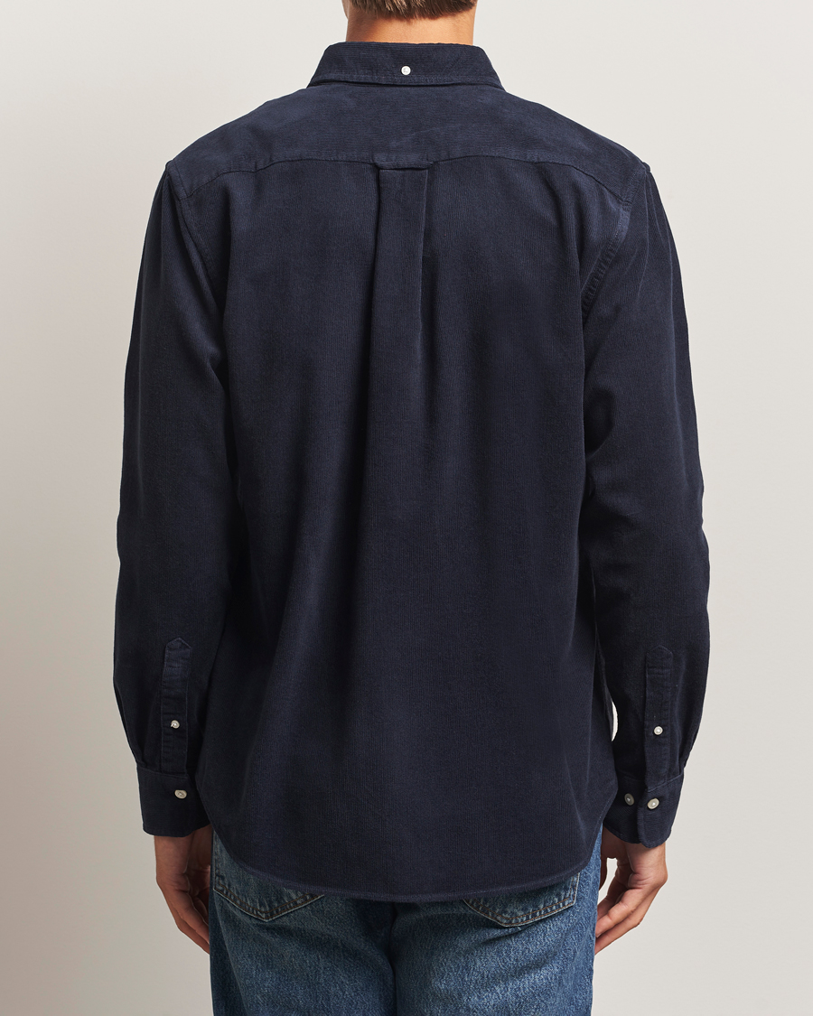 Herr | Skjortor | GANT | Regular Fit Corduroy Shirt Evening Blue