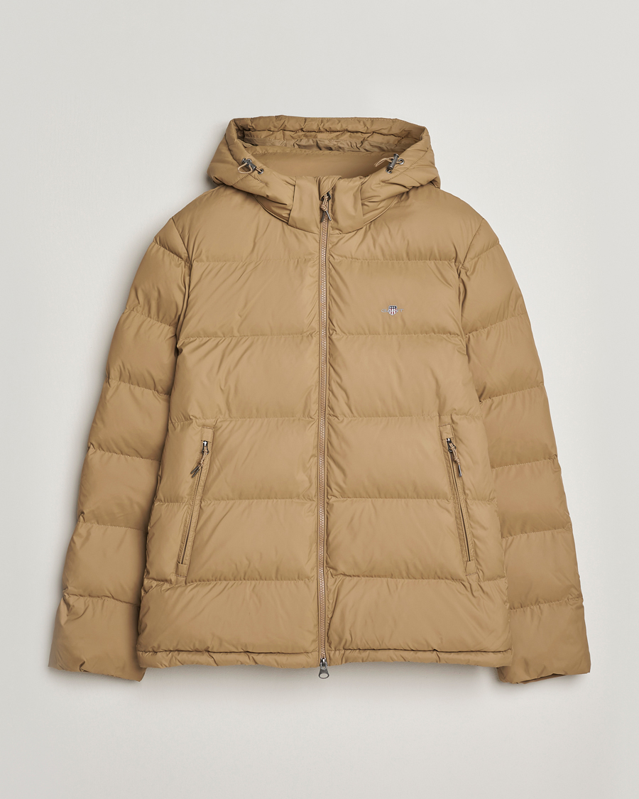 Herr | Jackor | GANT | The Active Cloud Down Jacket Light Taupe