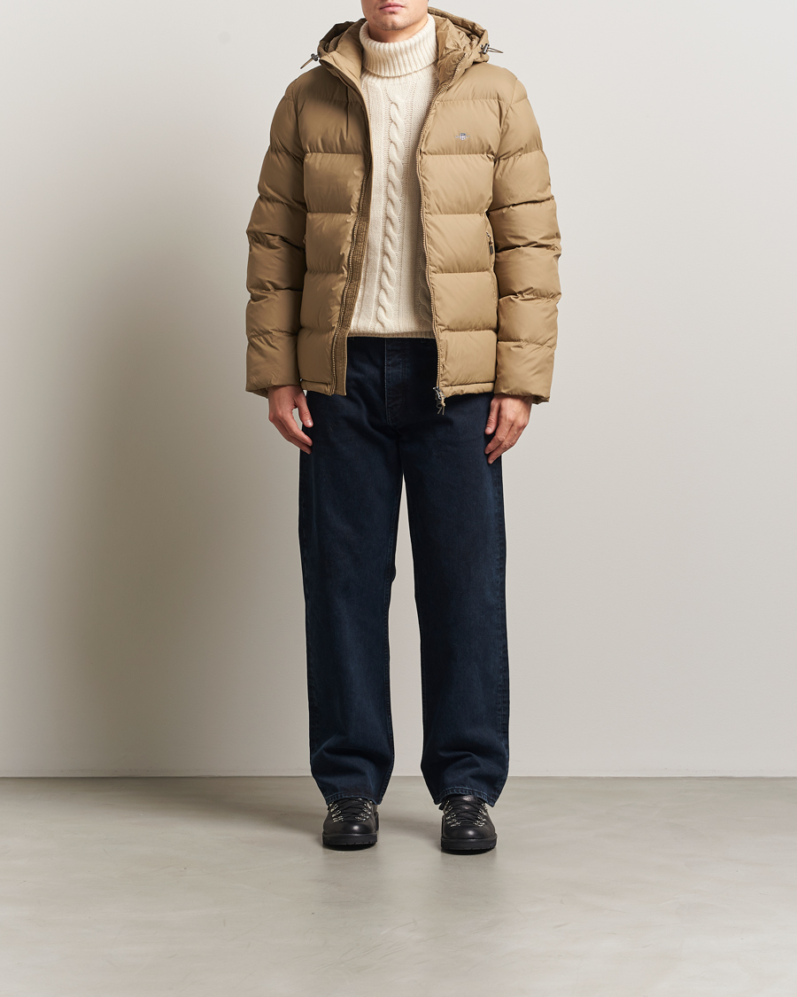 Herr | Jackor | GANT | The Active Cloud Down Jacket Light Taupe