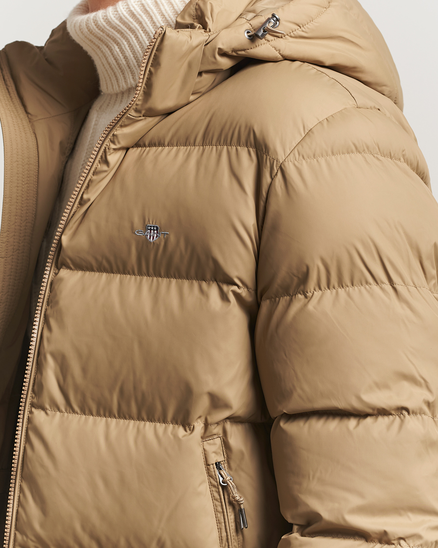Herr | Jackor | GANT | The Active Cloud Down Jacket Light Taupe