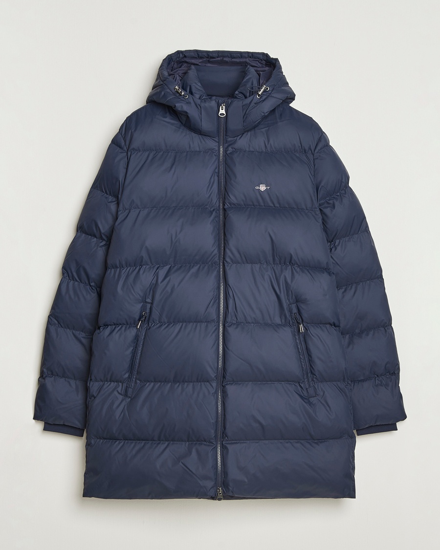 Herr | Jackor | GANT | The Active Cloud Mid Length Jacket Evening Blue
