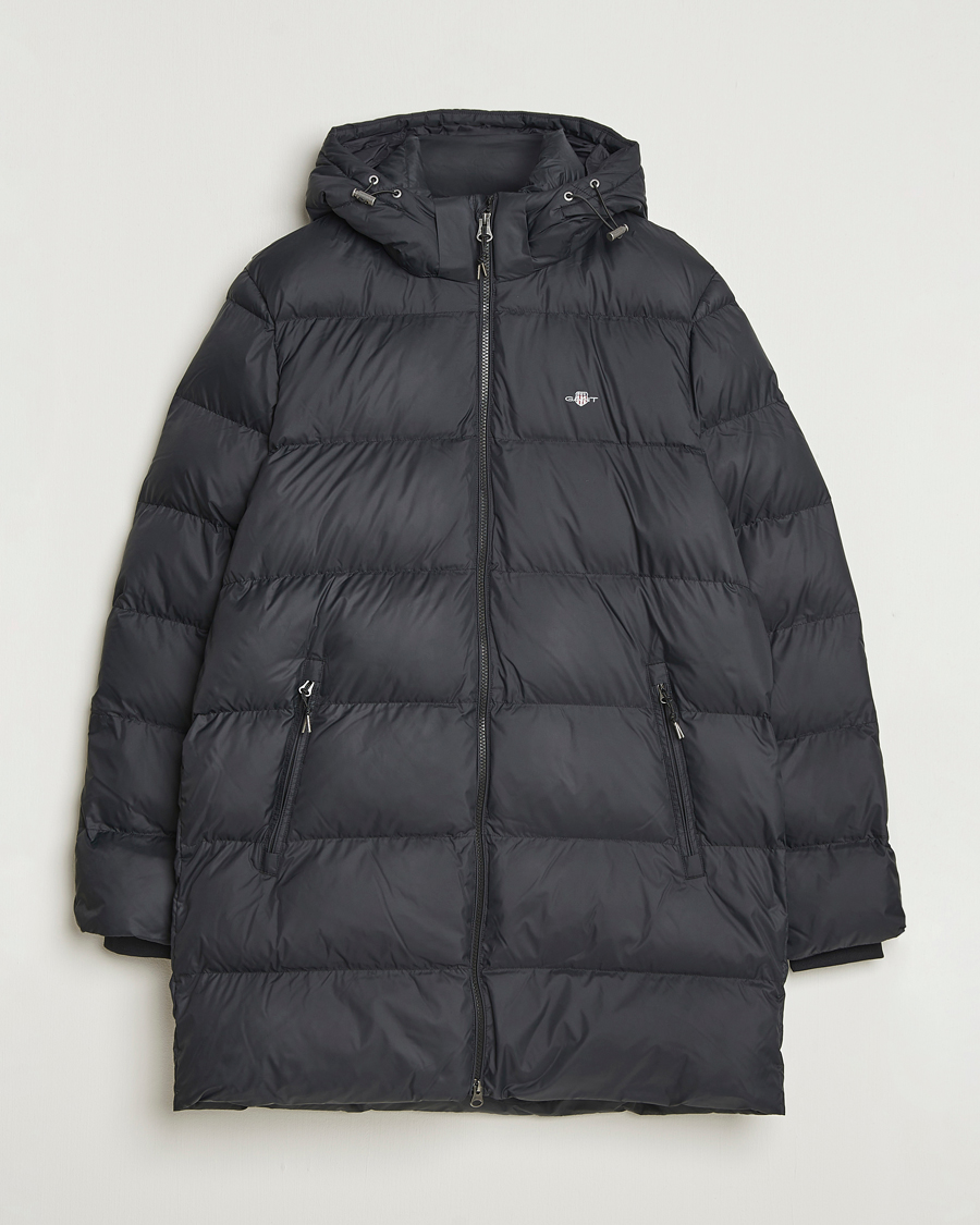 Herr | Jackor | GANT | The Active Cloud Mid Length Jacket Black