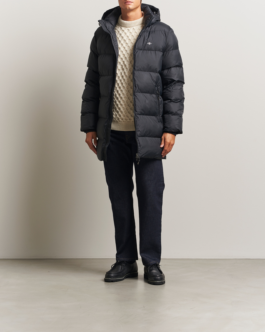 Herr | Jackor | GANT | The Active Cloud Mid Length Jacket Black