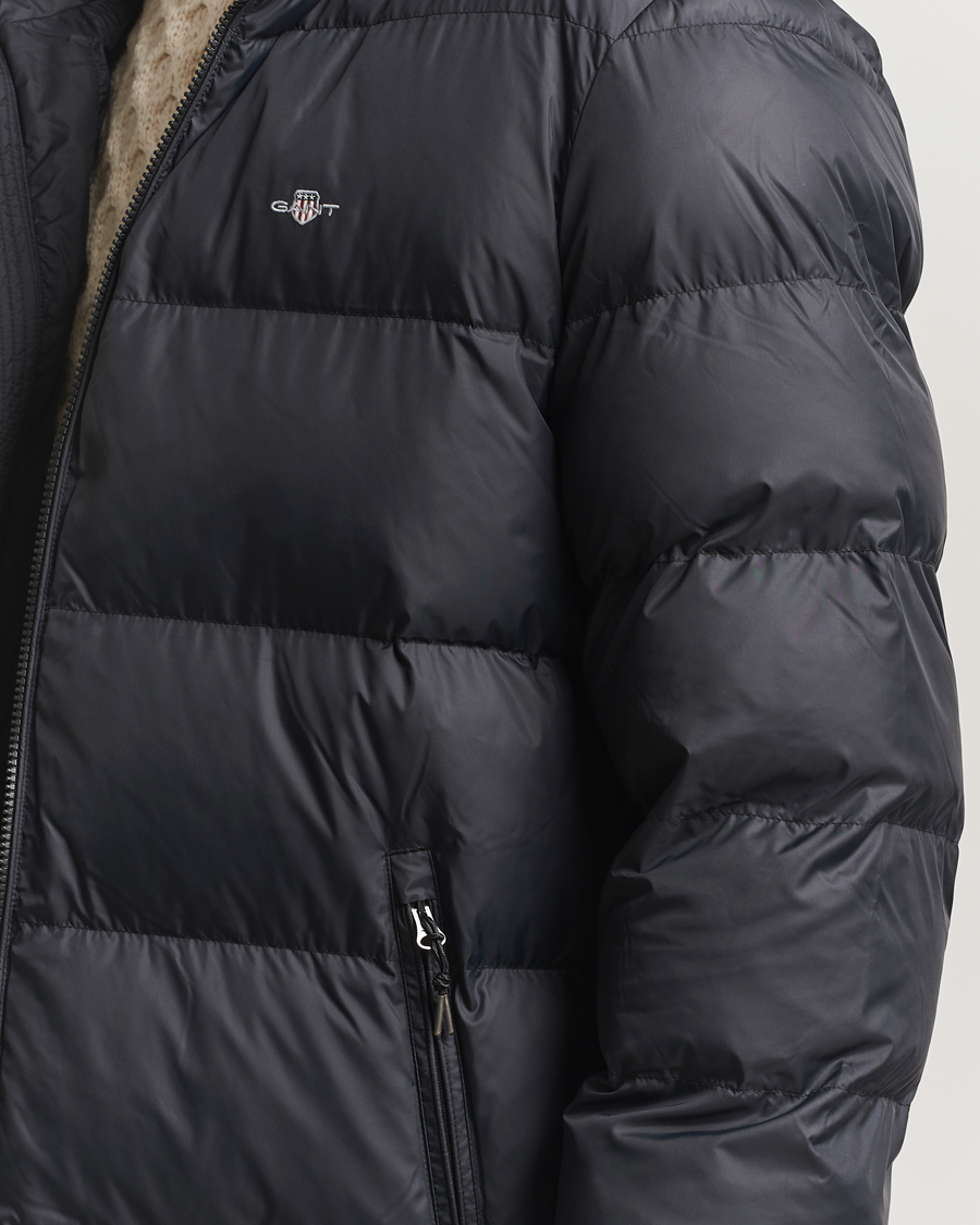 Herr | Jackor | GANT | The Active Cloud Mid Length Jacket Black