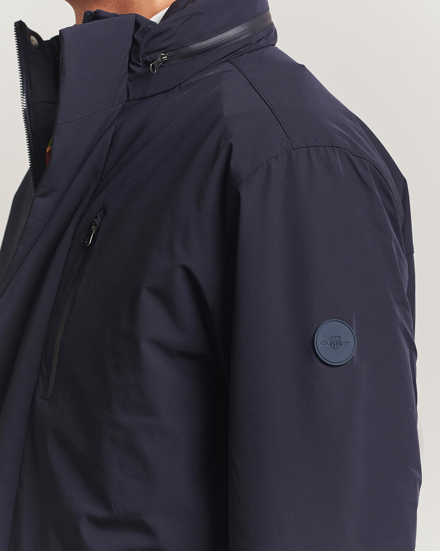 Herr | Jackor | Gant | Double Mid Length Field Jacket Evening Blue