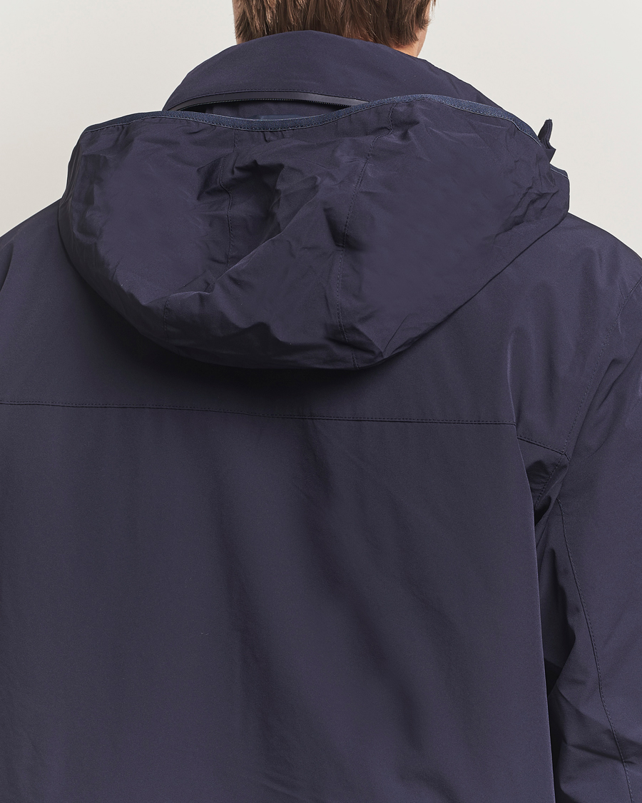 Herr | Jackor | Gant | Double Mid Length Field Jacket Evening Blue
