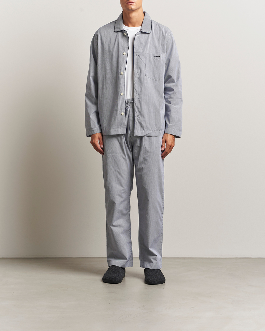 Herr | Pyjamas & Morgonrockar | GANT | Striped Pyjama Set Persian Blue