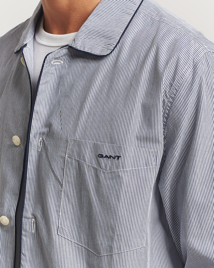 Herr | Pyjamas & Morgonrockar | GANT | Striped Pyjama Set Persian Blue