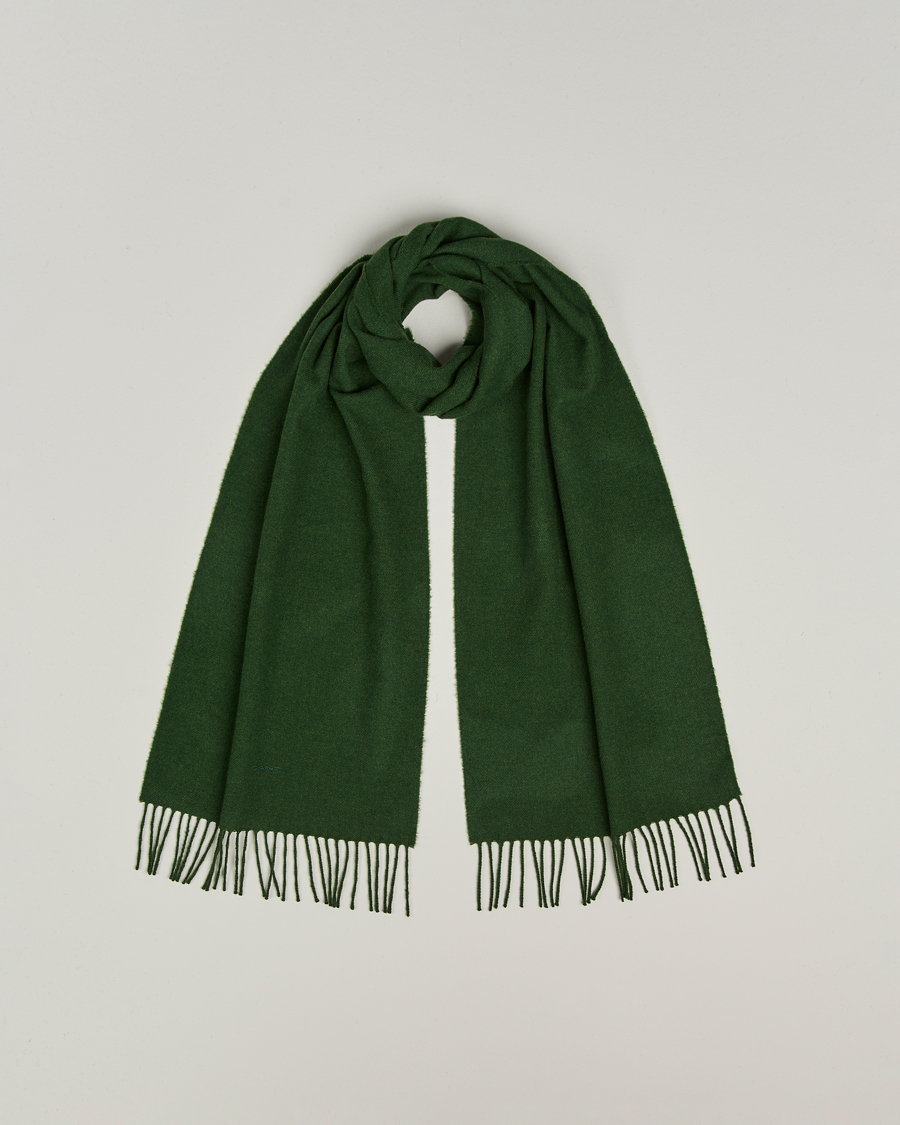 Herr | Halsdukar | GANT | Wool Scarf Country Green